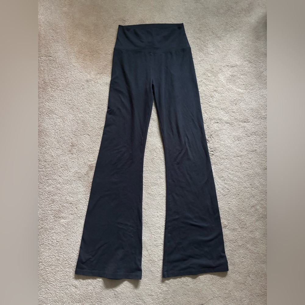 Aerie High-Waist Black Flared Yoga Pants